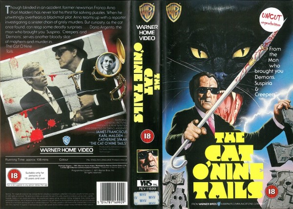 Cat O`nine tails, The - Die neunschwänzige Katze (Warner Home Video UK Import)